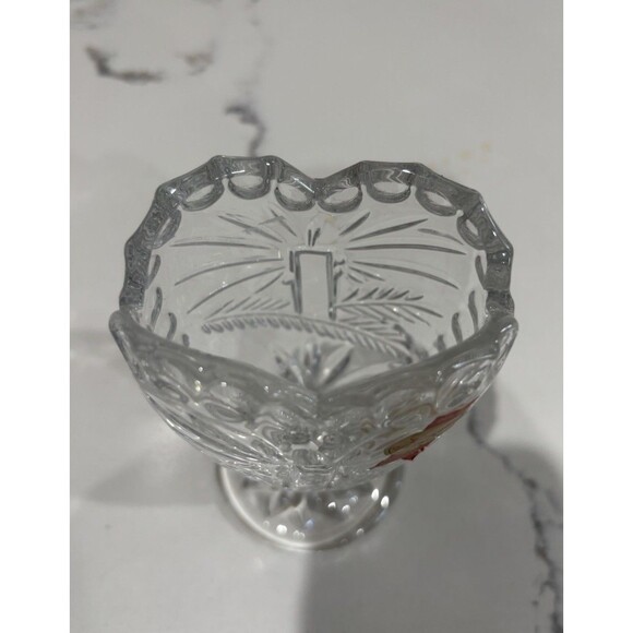 Anna Hutte Bleikristall 5" Lead Crystal Vase Made In Germany - Picture 2 of 6